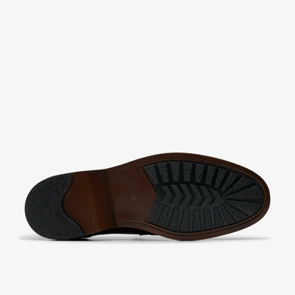 Clarks Aldwin Step Loafer Mid Tan Leather