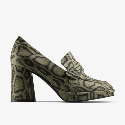 Clarks Martine Rose Loafer 2 Green Textile