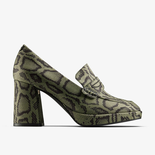Clarks Martine Rose Loafer 2 Green Textile