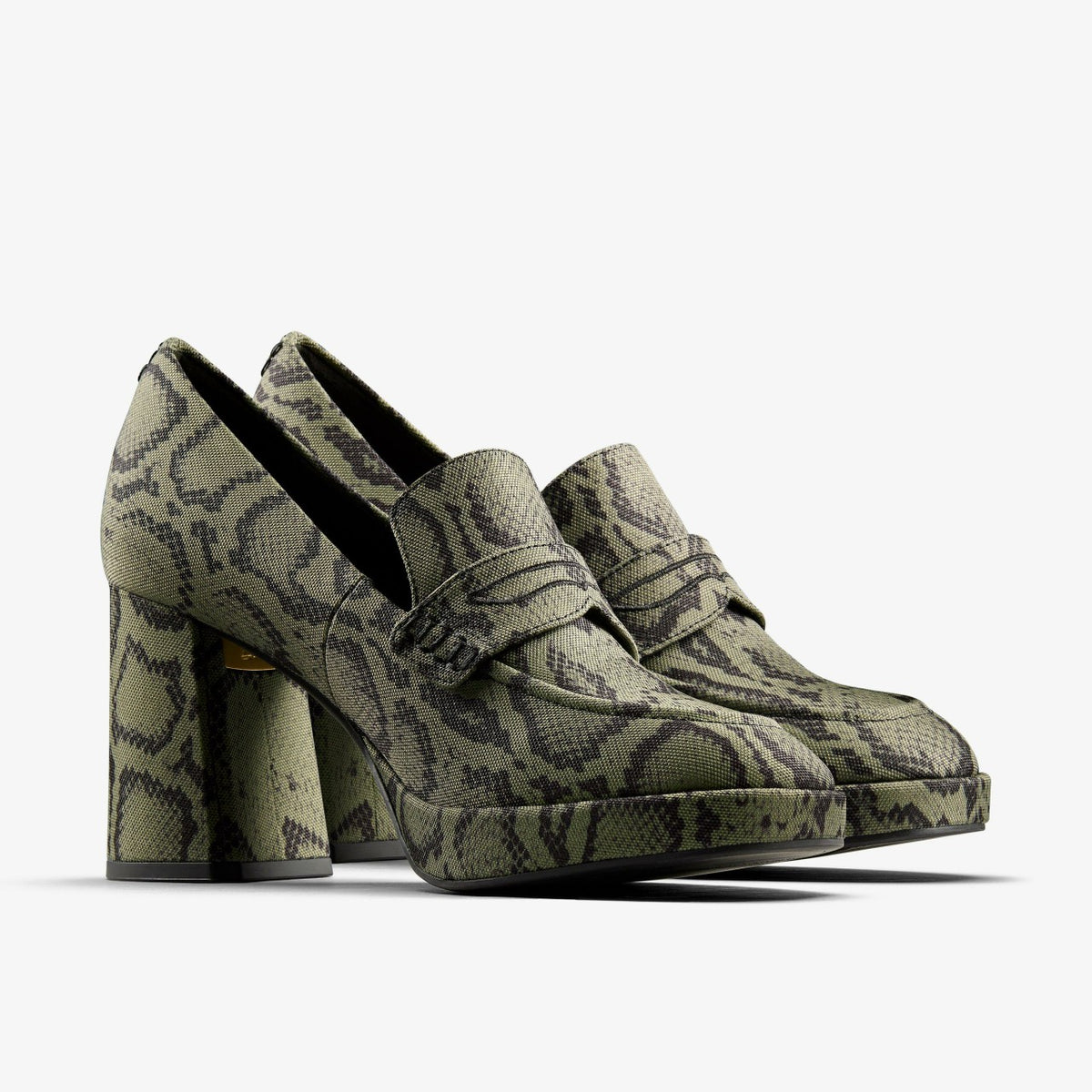 Clarks Martine Rose Loafer 2 Green Textile