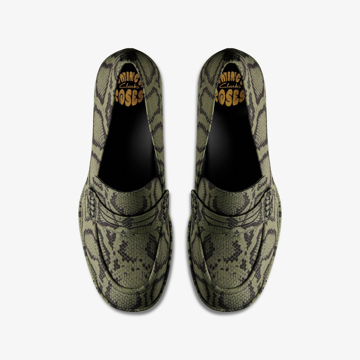 Clarks Martine Rose Loafer 2 Green Textile