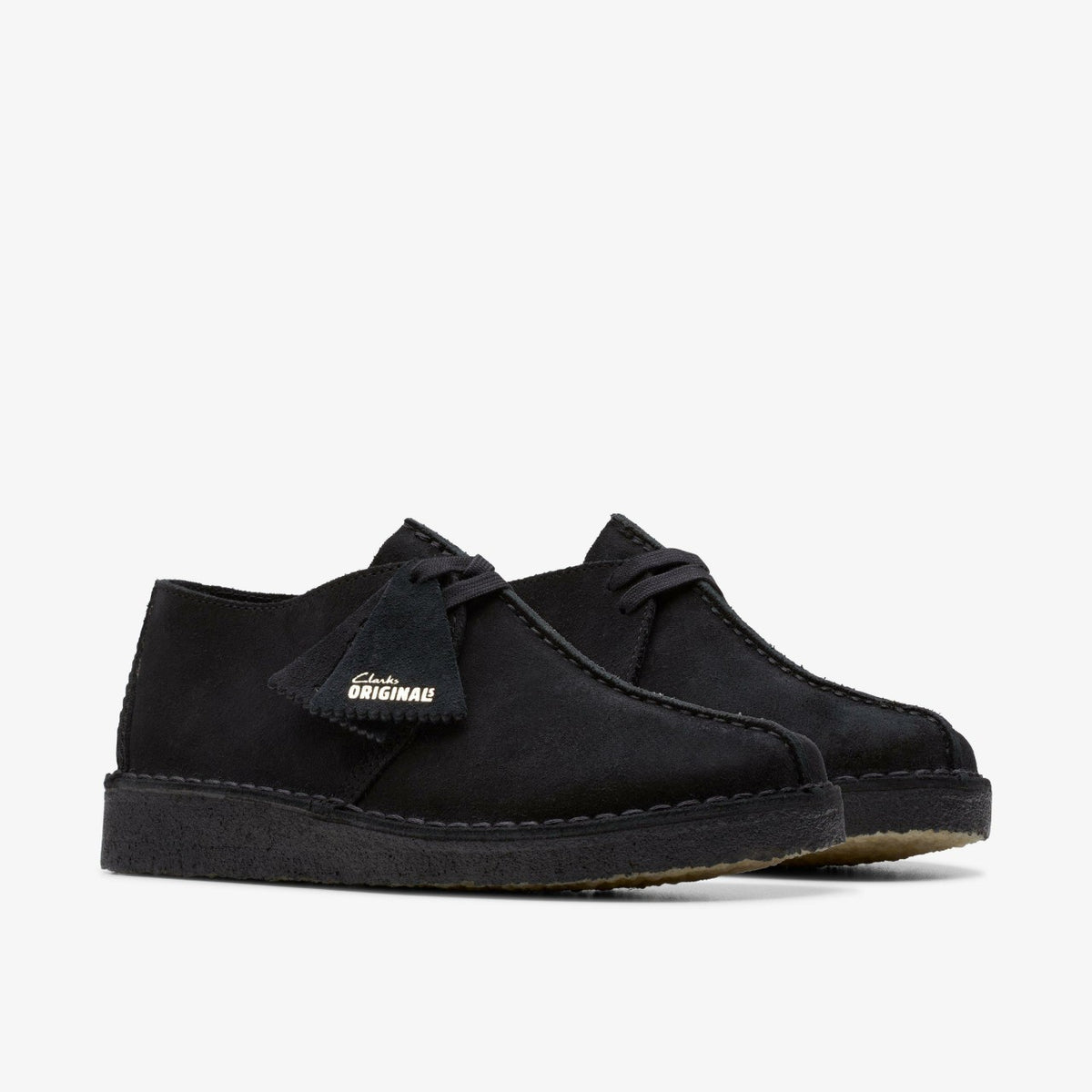 Clarks Desert Trek Black Suede