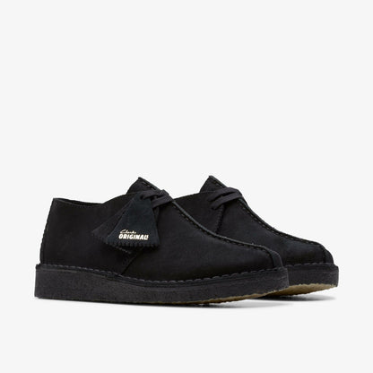 Clarks Desert Trek Black Suede