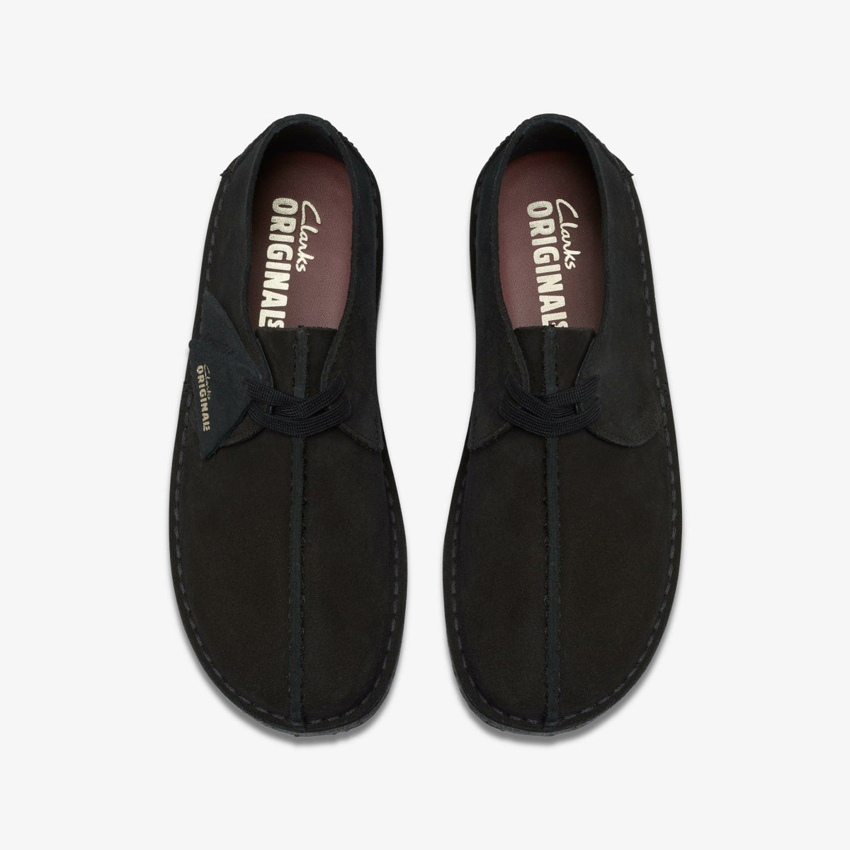 Clarks Desert Trek Black Suede