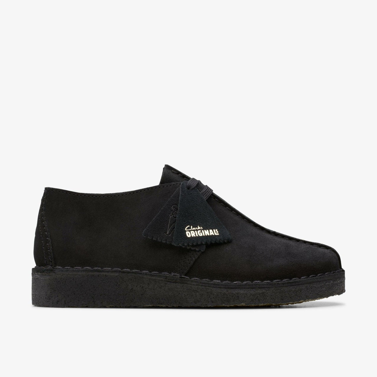 Clarks Desert Trek Black Suede
