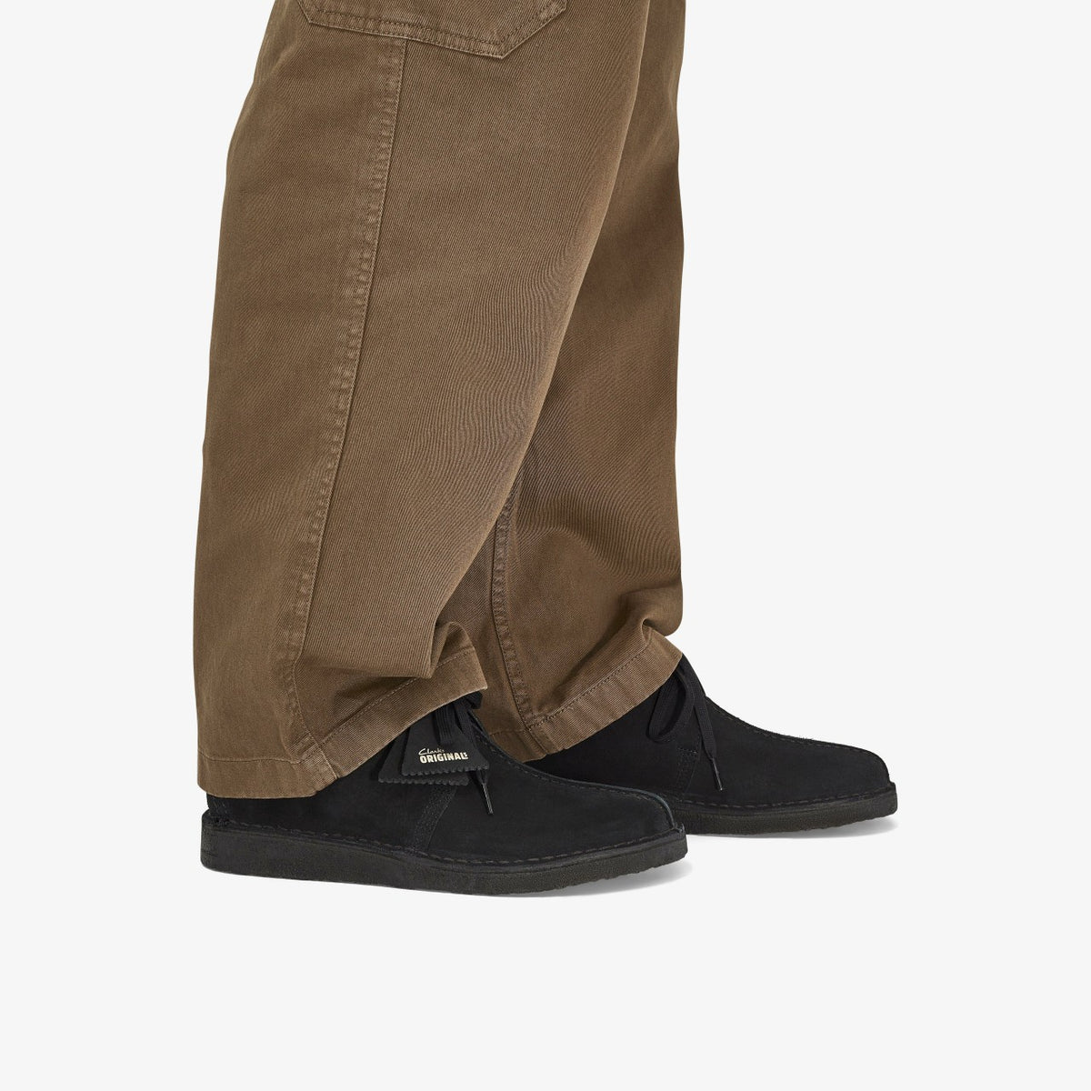 Clarks Desert Trek Black Suede