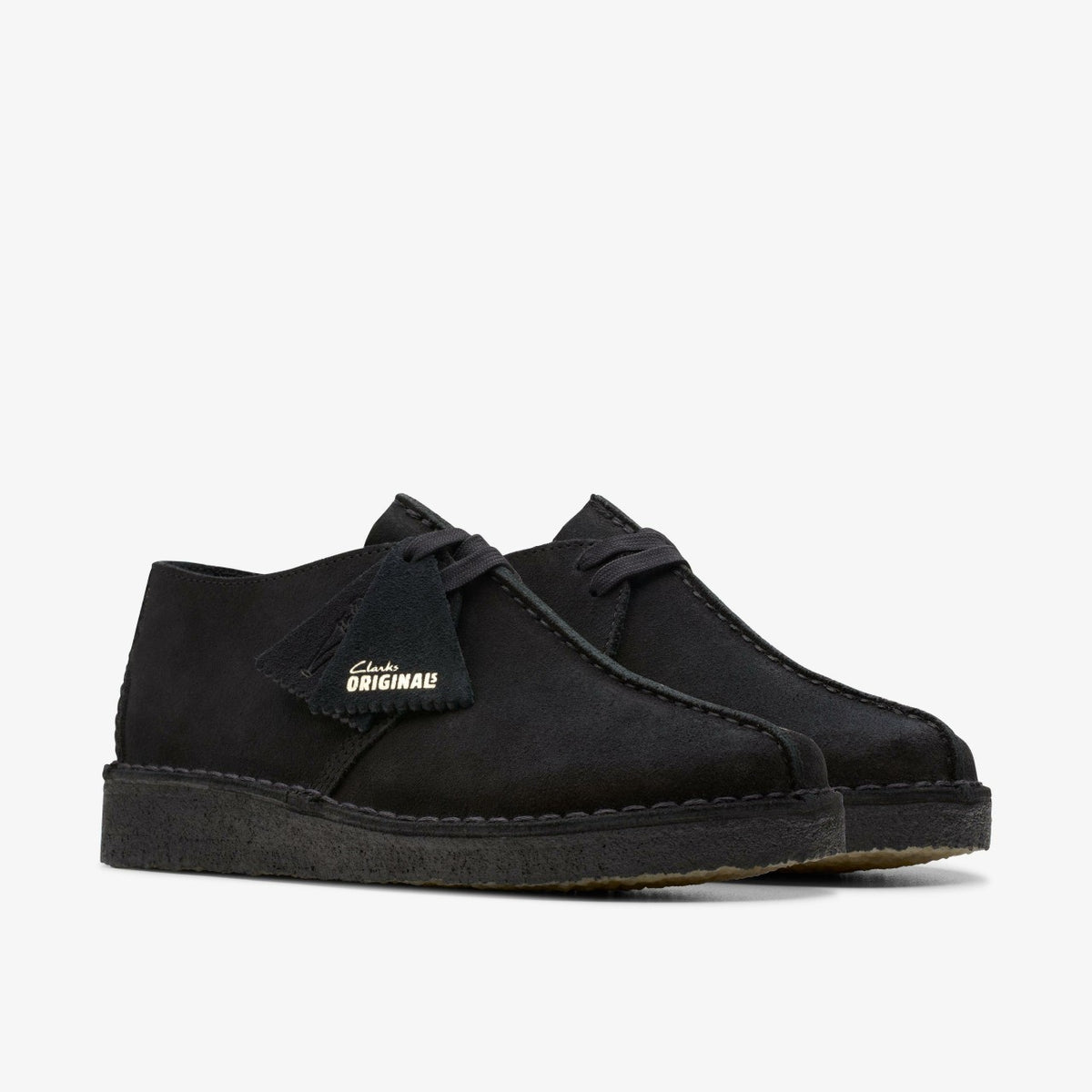 Clarks Desert Trek Black Suede