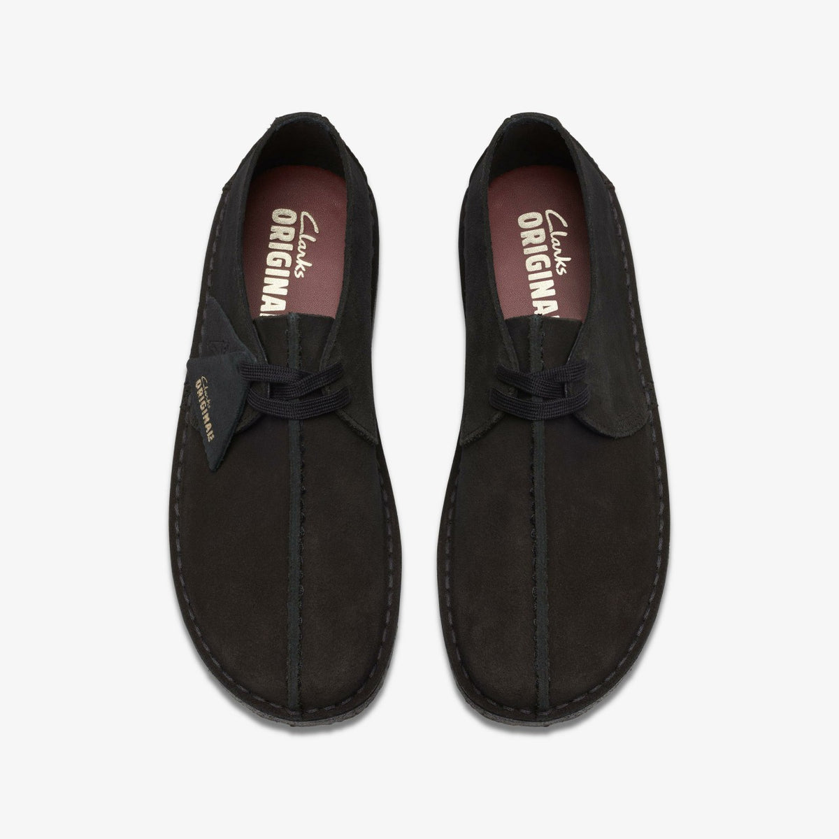 Clarks Desert Trek Black Suede
