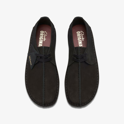 Clarks Desert Trek Black Suede