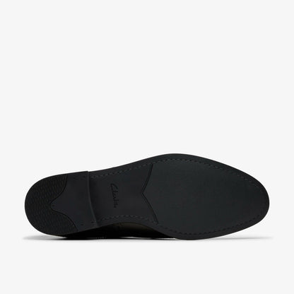 Clarks Brandon Limit Brogue Black Leather