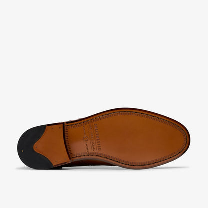 Clarks Craft James Tip Brogue Mid Tan Leather