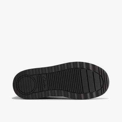 Clarks Daze Step 2 Youth Black Leather
