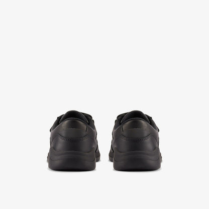 Clarks Daze Step 2 Kid Black Leather