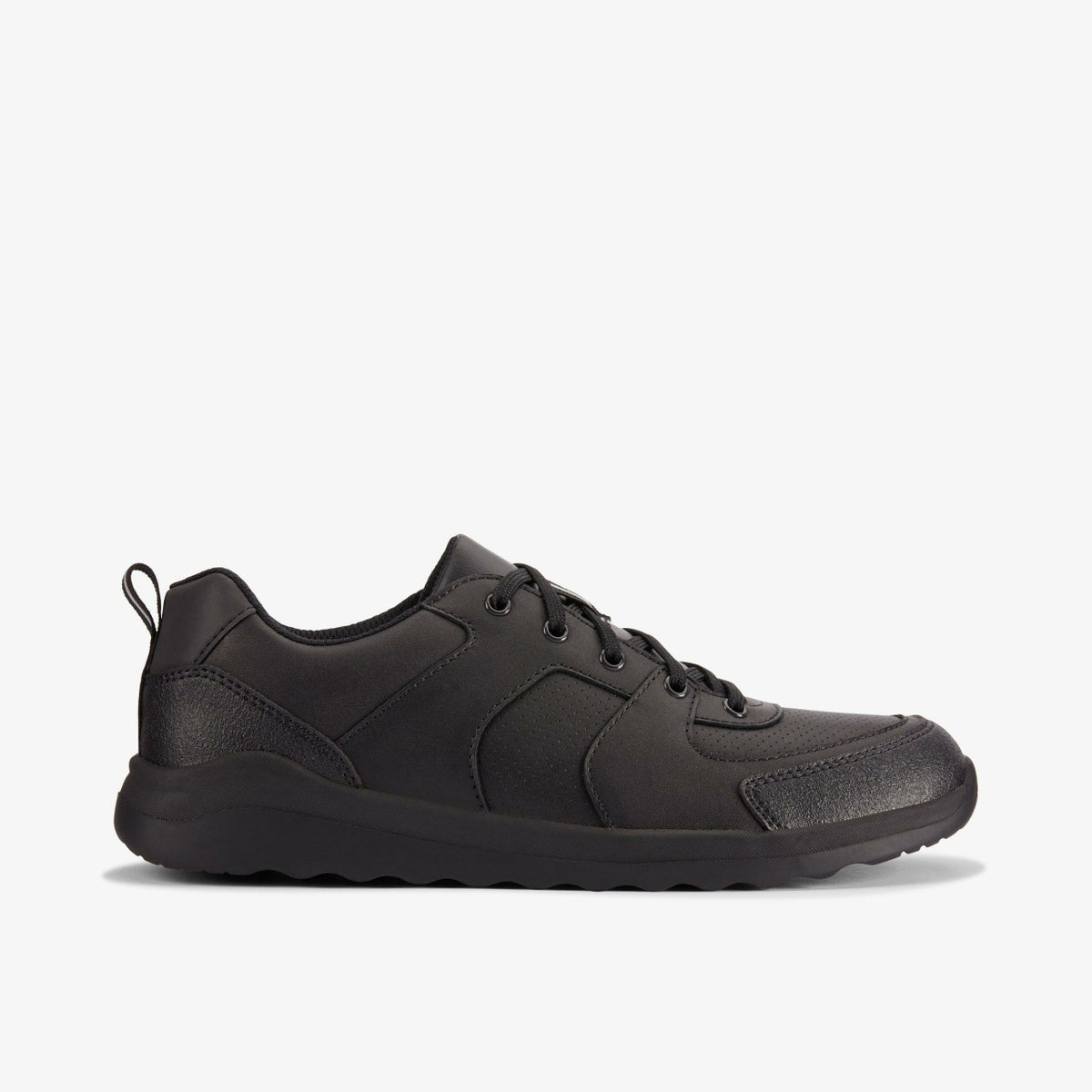 Clarks Daze Loop 2 Youth Black Leather