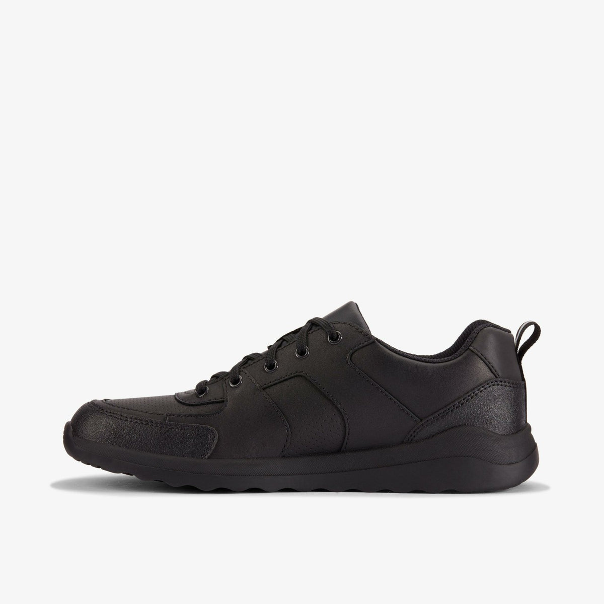 Clarks Daze Loop 2 Youth Black Leather