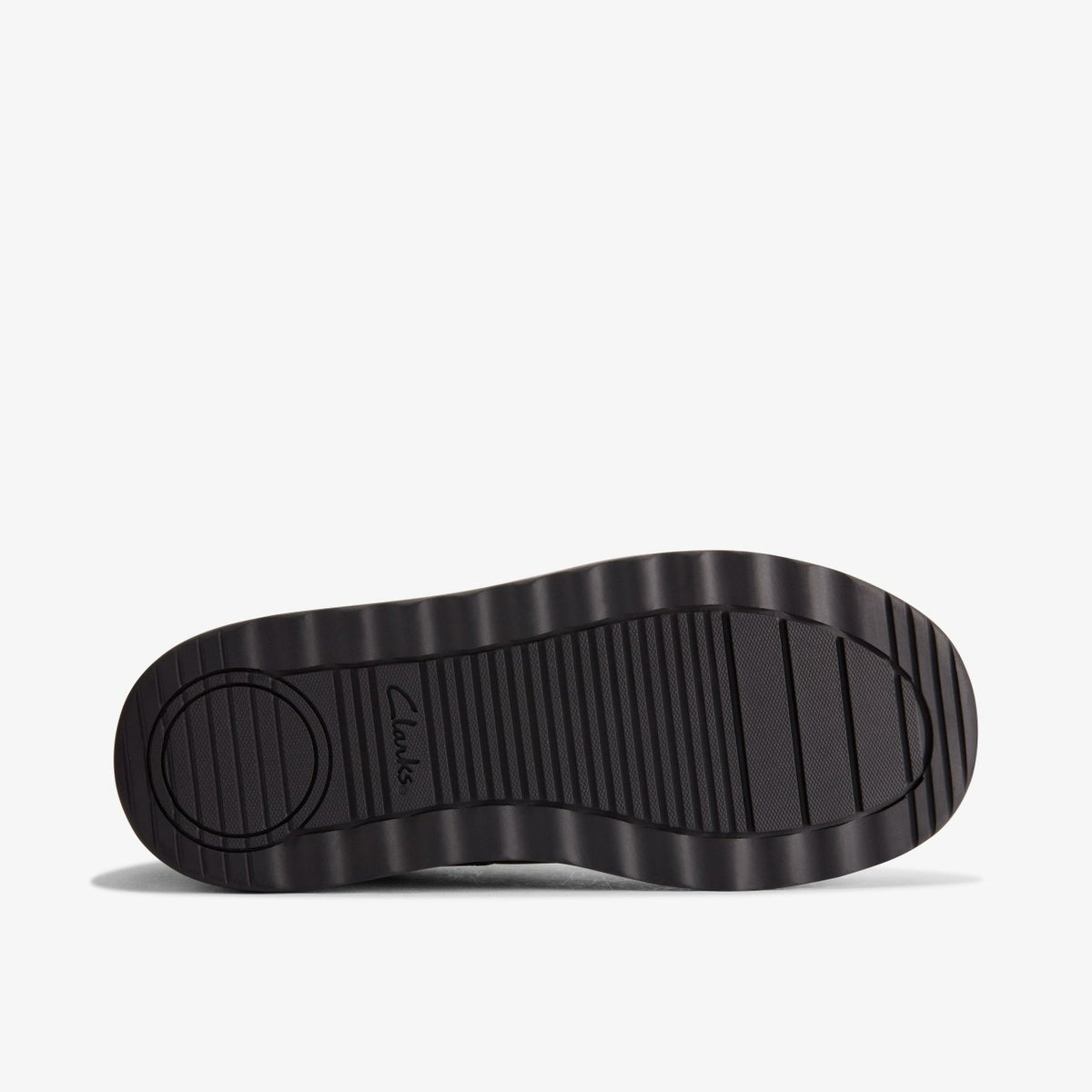 Clarks Daze Loop 2 Youth Black Leather