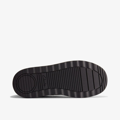 Clarks Daze Loop 2 Youth Black Leather