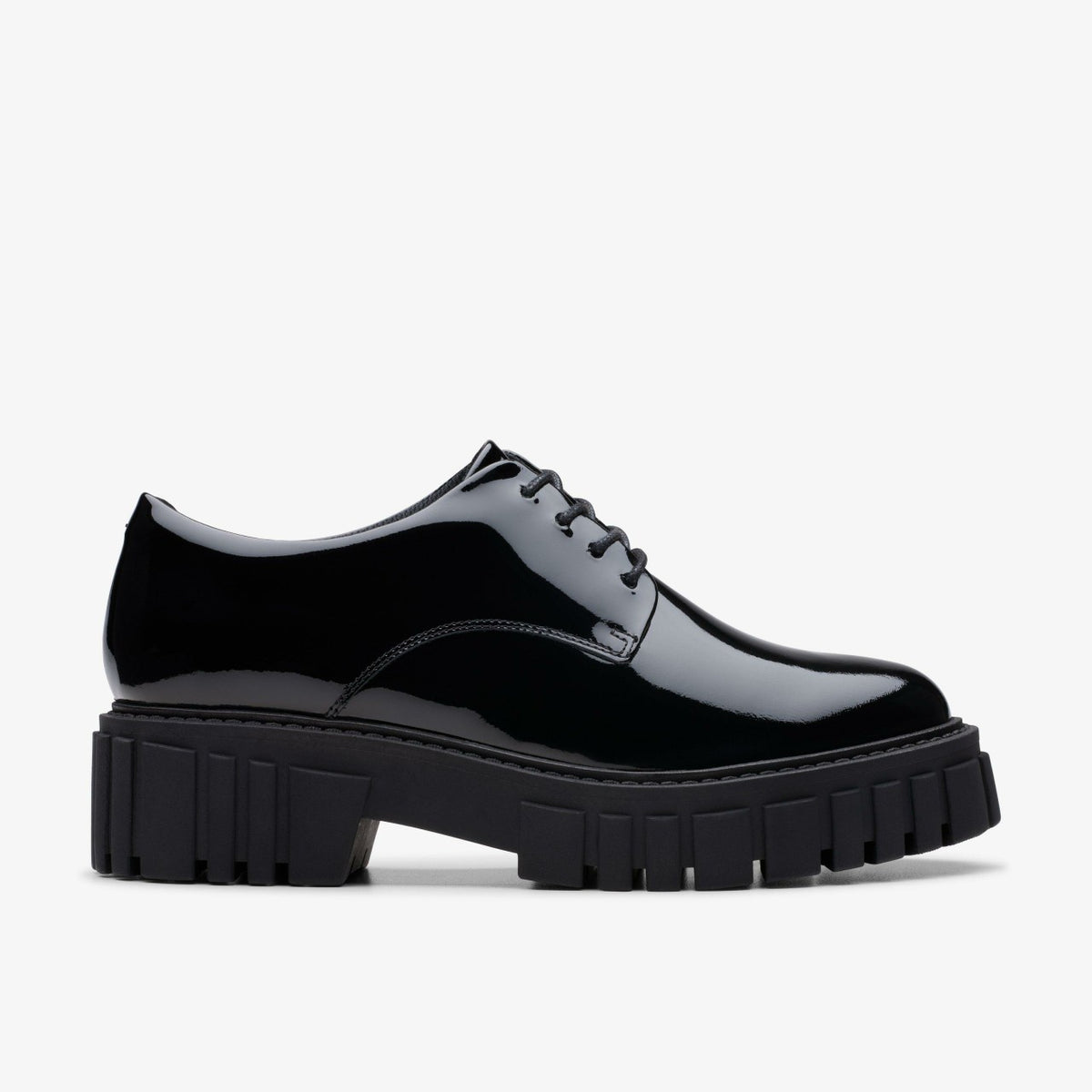 Clarks Page Walk Black Patent