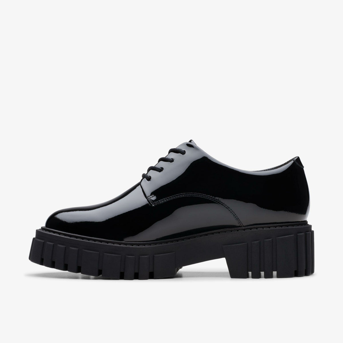 Clarks Page Walk Black Patent