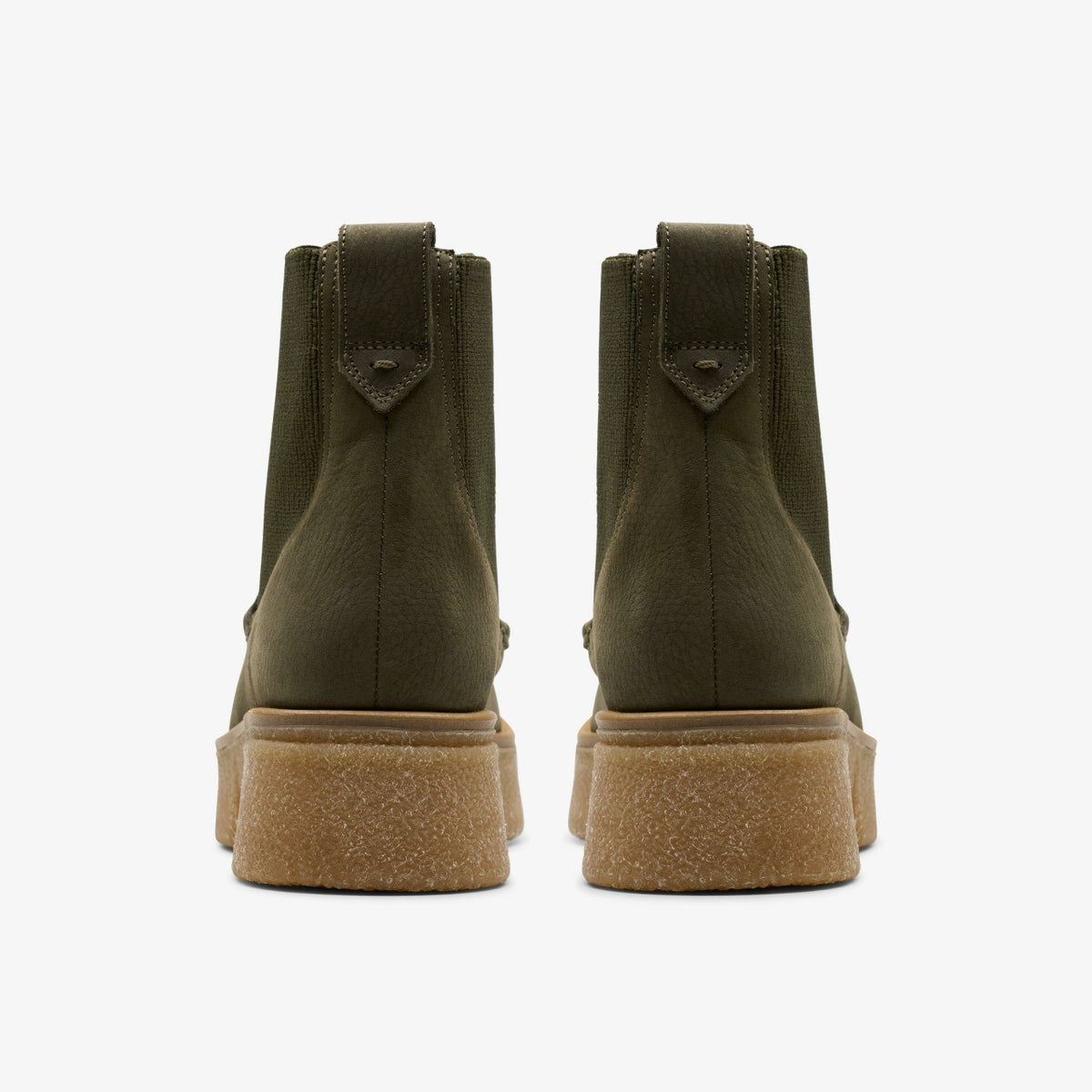 Clarks Linoso Top Ankle Boot Dark Green Nubuck