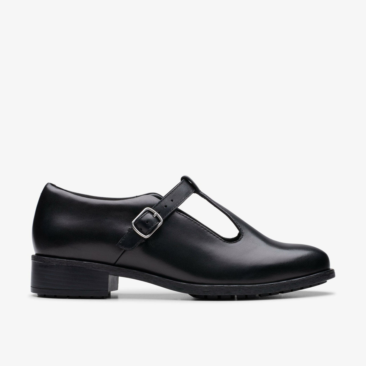 Clarks Havisham Bar Black Leather