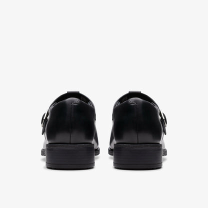 Clarks Havisham Bar Black Leather
