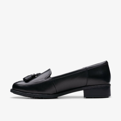 Clarks Havisham Edge Loafer Black Leather