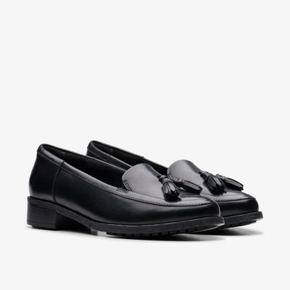 Clarks Havisham Edge Loafer Black Leather