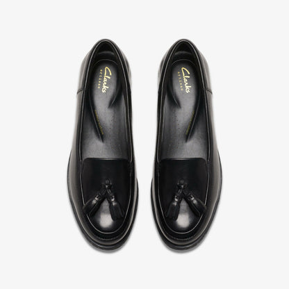 Clarks Havisham Edge Loafer Black Leather
