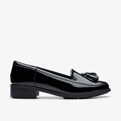 Clarks Havisham Edge Loafer Black Patent