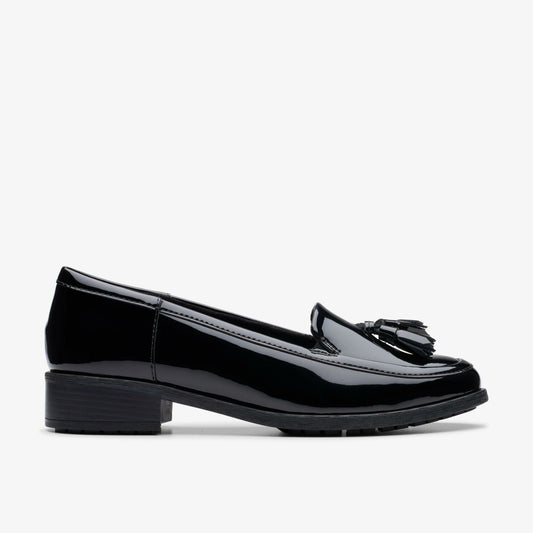 Clarks Havisham Edge Loafer Black Patent