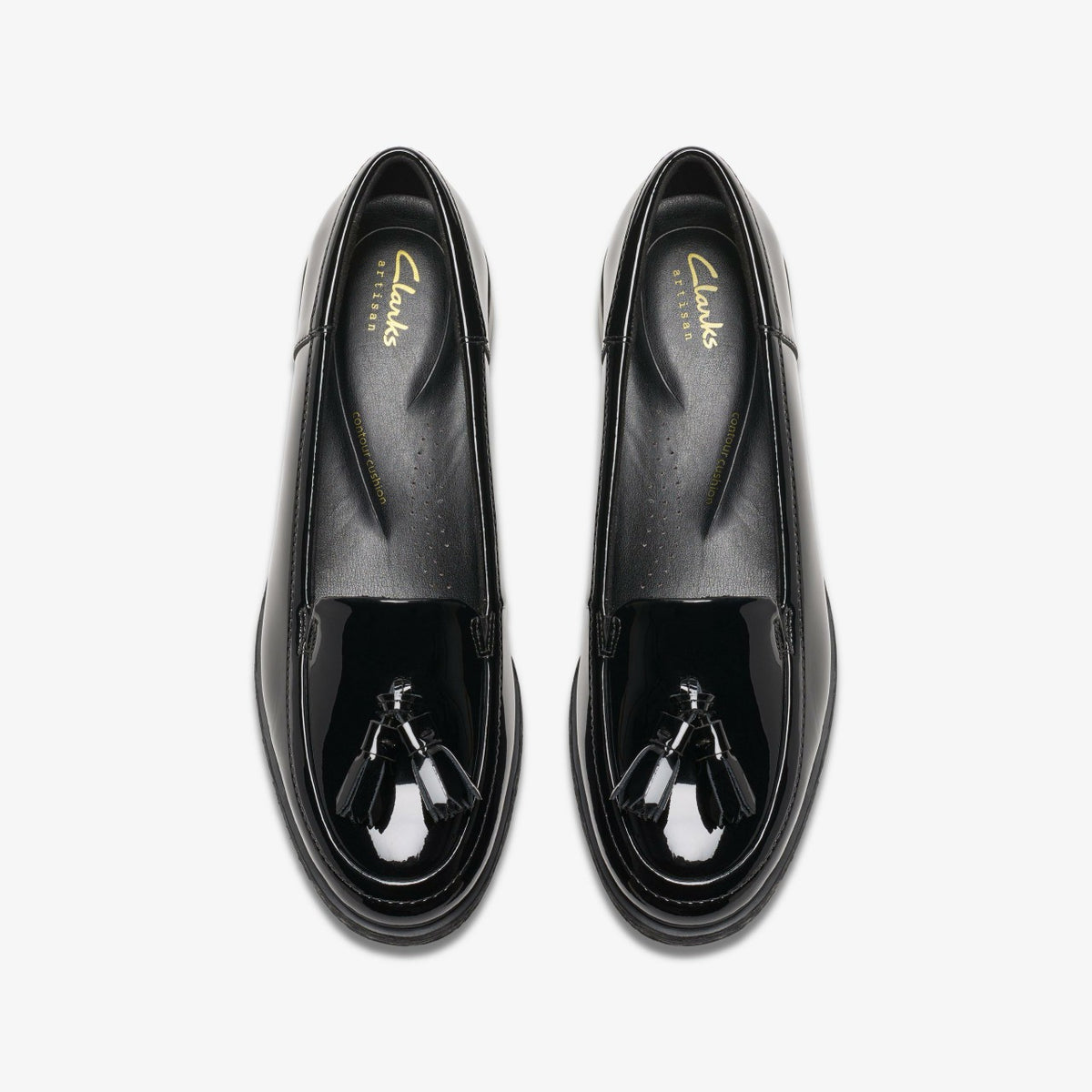 Clarks Havisham Edge Loafer Black Patent