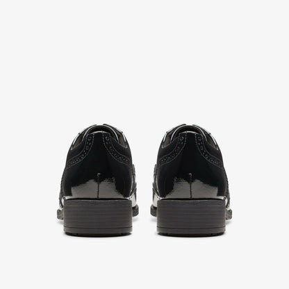 Clarks Havisham Oak Black Patent