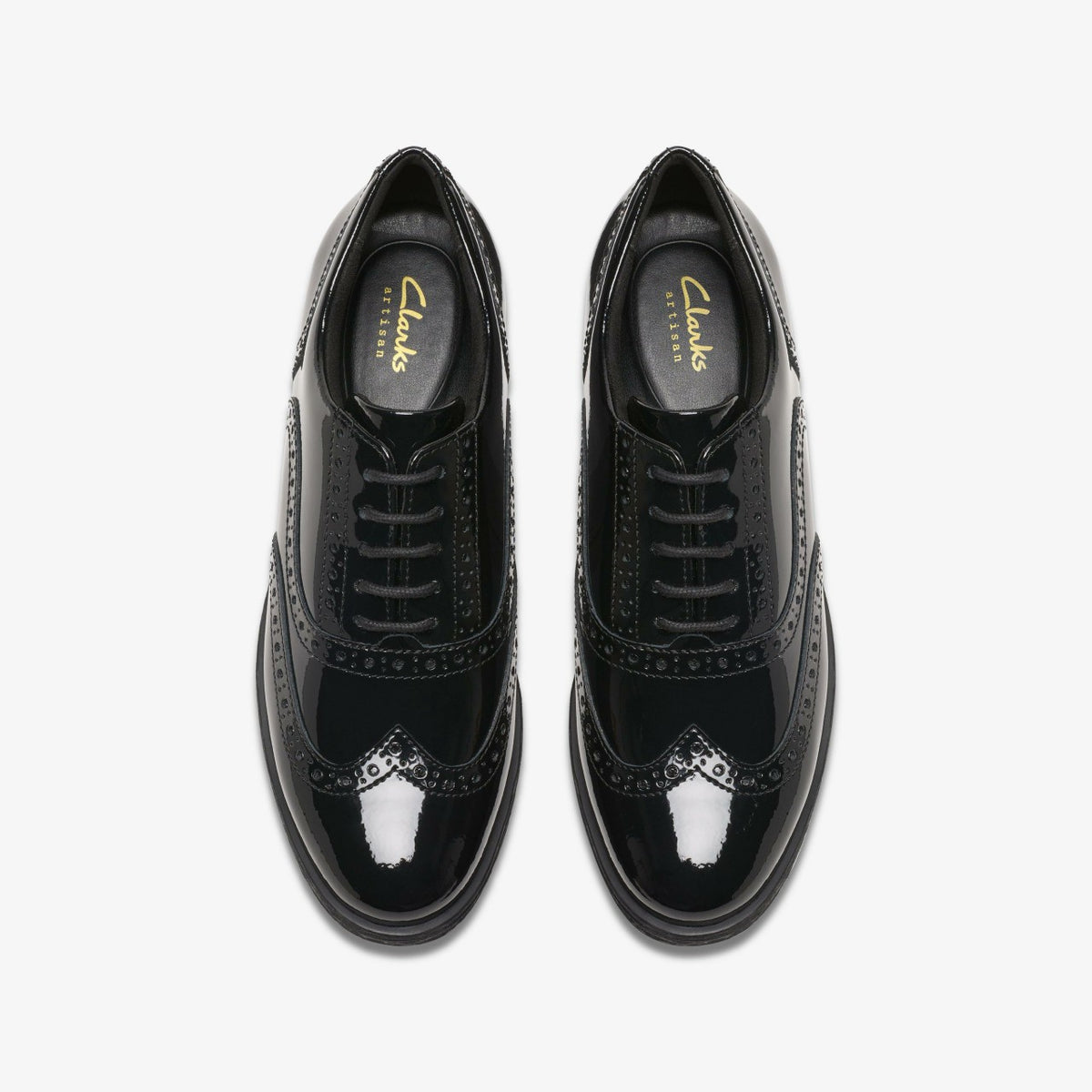 Clarks Havisham Oak Black Patent