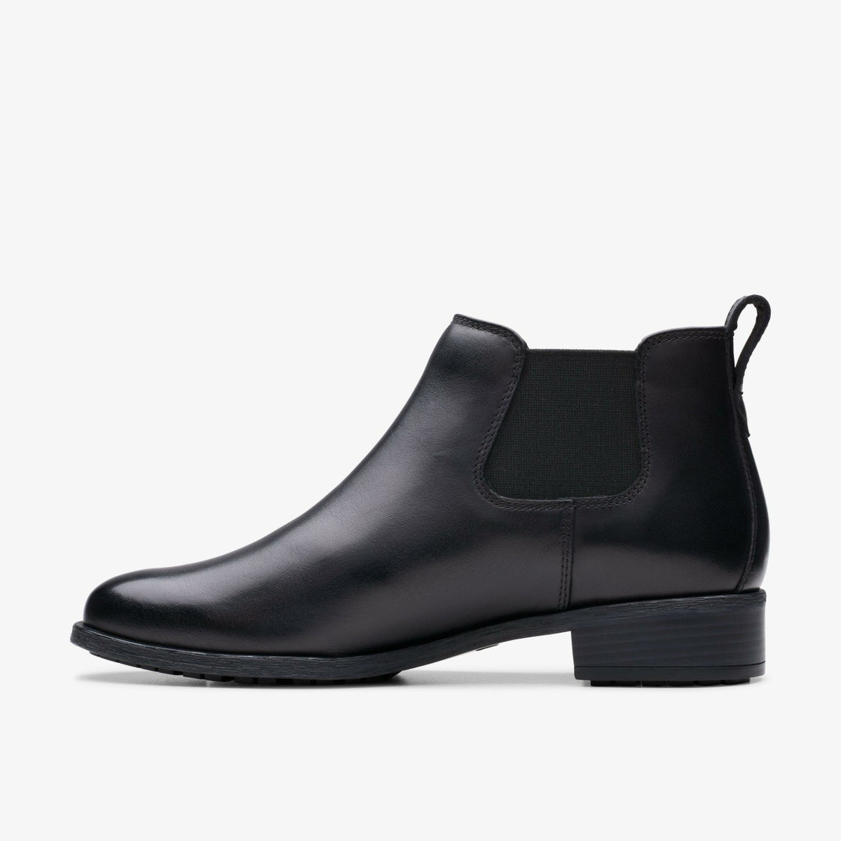 Clarks Havisham Top Ankle Boot Black Leather
