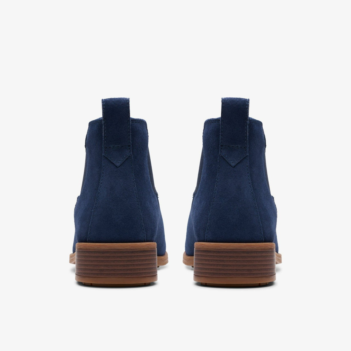 Clarks Havisham Top Ankle Boot Navy Suede
