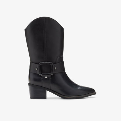 Clarks Morzine Rise Black Leather