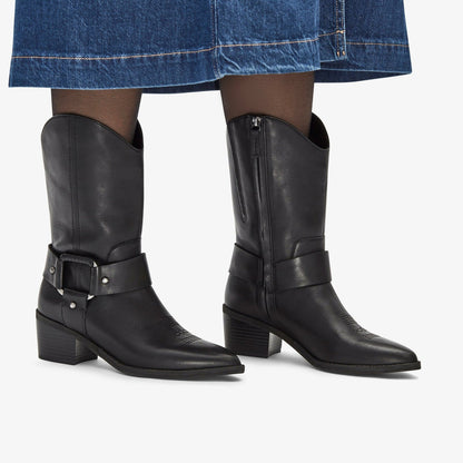 Clarks Morzine Rise Black Leather