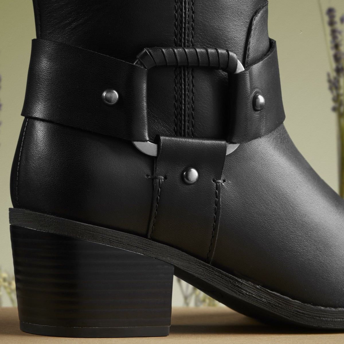 Clarks Morzine Rise Black Leather