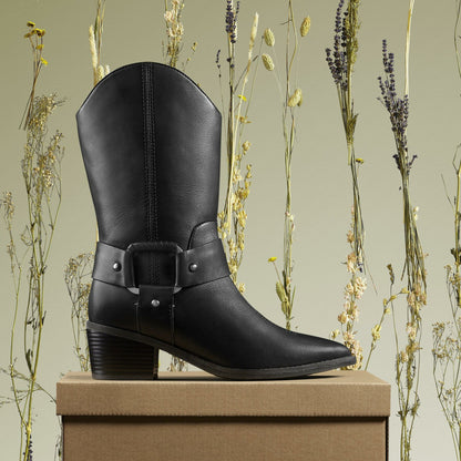 Clarks Morzine Rise Black Leather