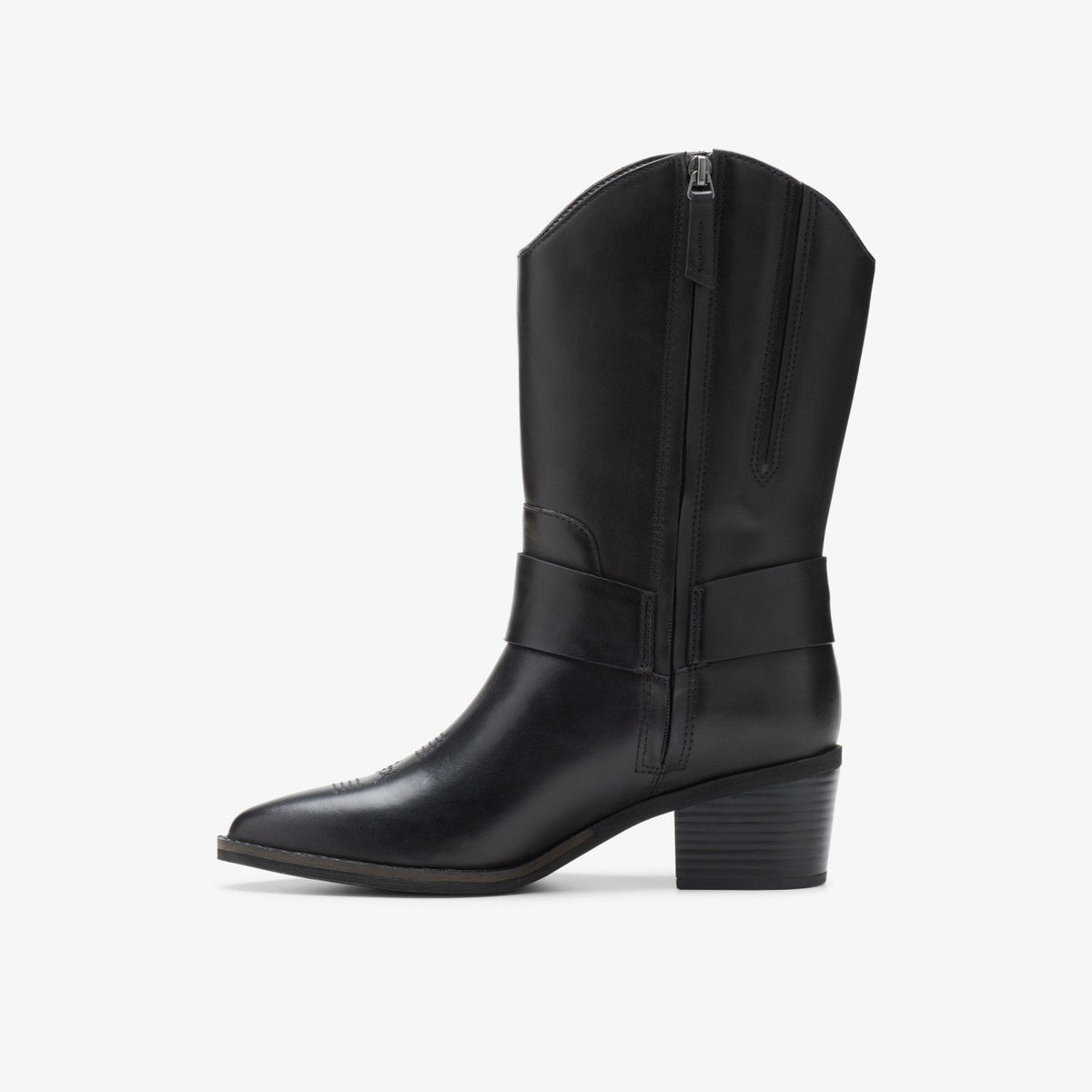 Clarks Morzine Rise Black Leather