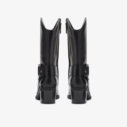 Clarks Morzine Rise Black Leather