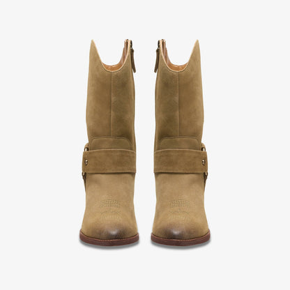Clarks Morzine Rise Dark Sand Suede