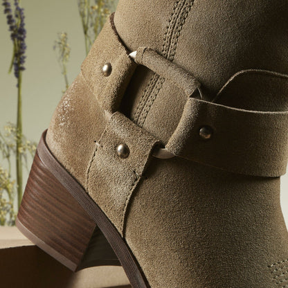 Clarks Morzine Rise Dark Sand Suede