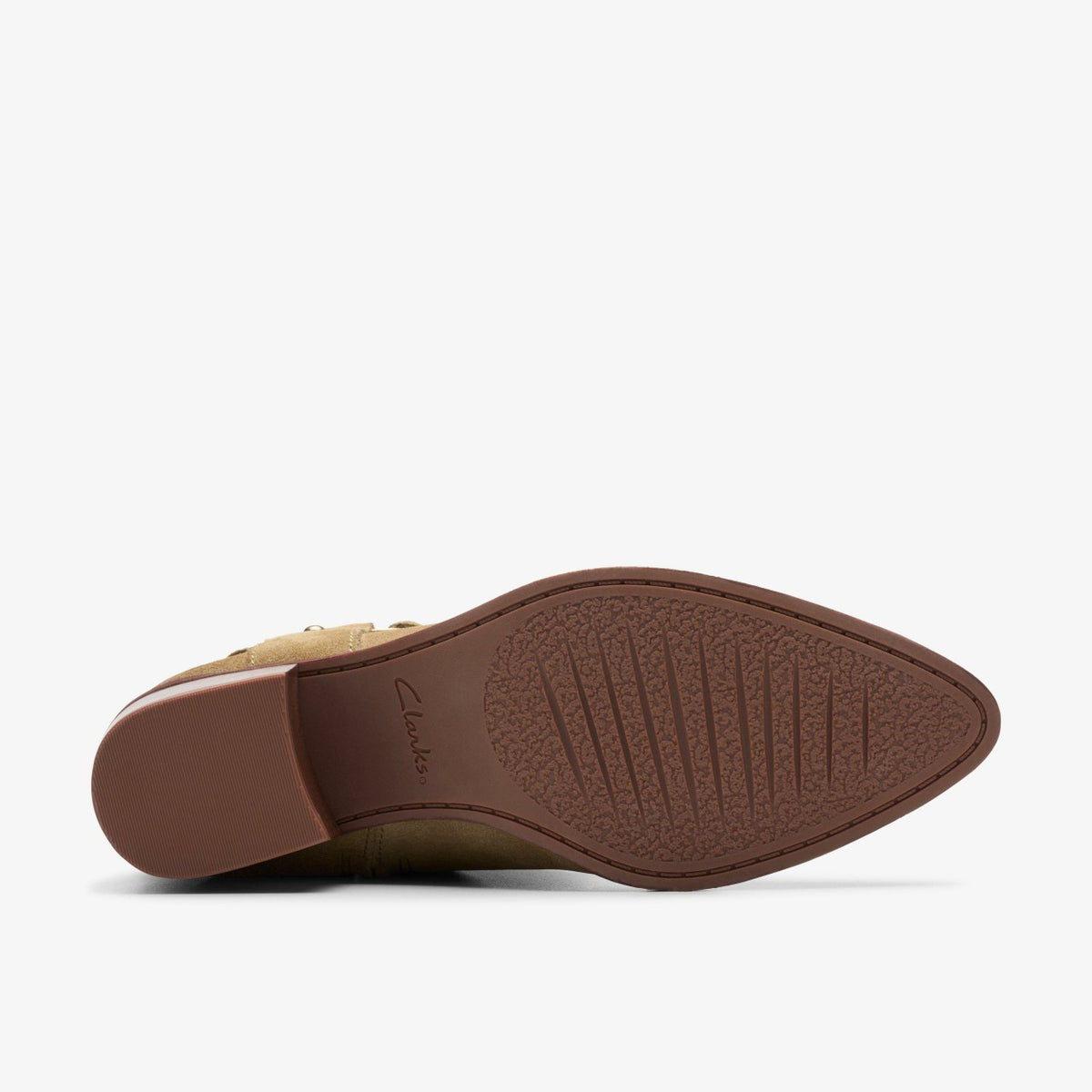 Clarks Morzine Rise Dark Sand Suede