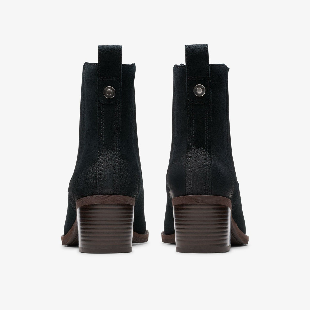 Clarks Morzine Top Ankle Boot Black Suede