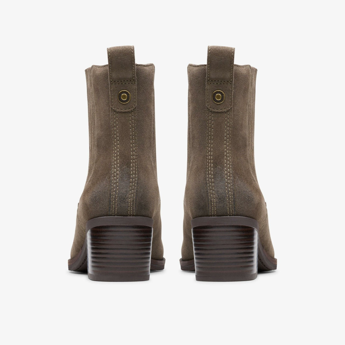 Clarks Morzine Top Ankle Boot Mole Grey Suede