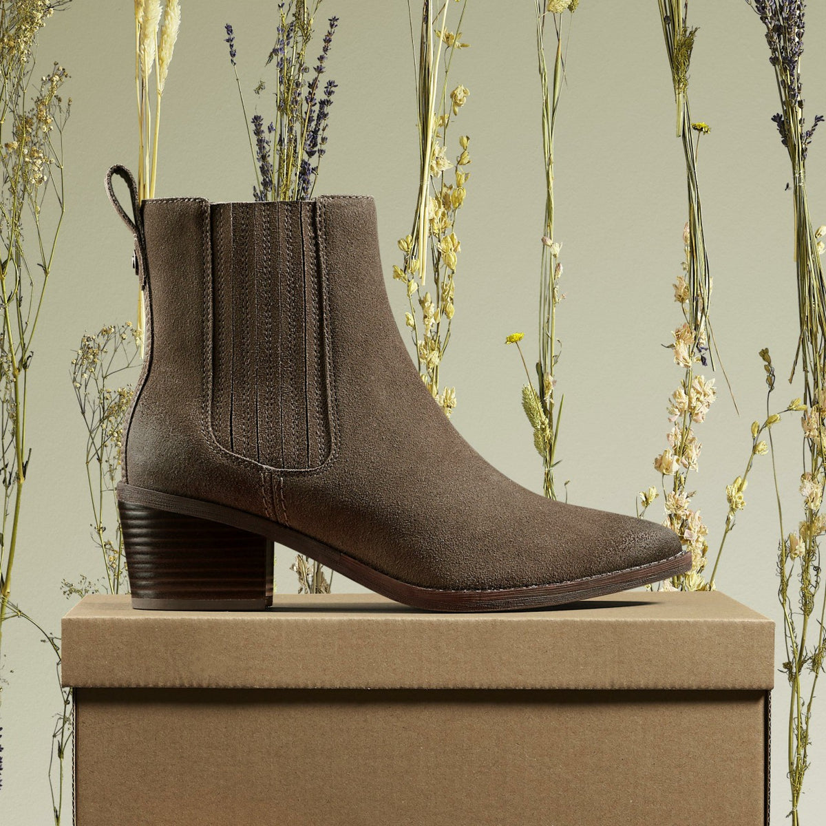 Clarks Morzine Top Ankle Boot Mole Grey Suede