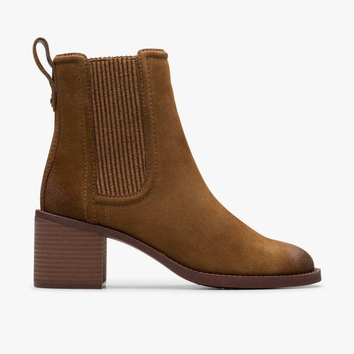 Clarks Chamberly Top Walnut Suede