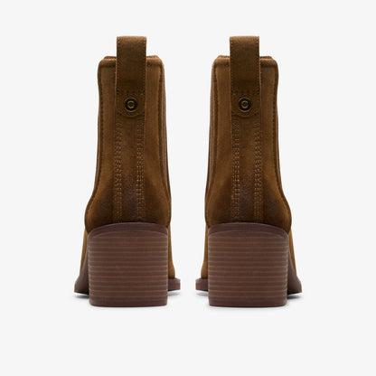 Clarks Chamberly Top Walnut Suede